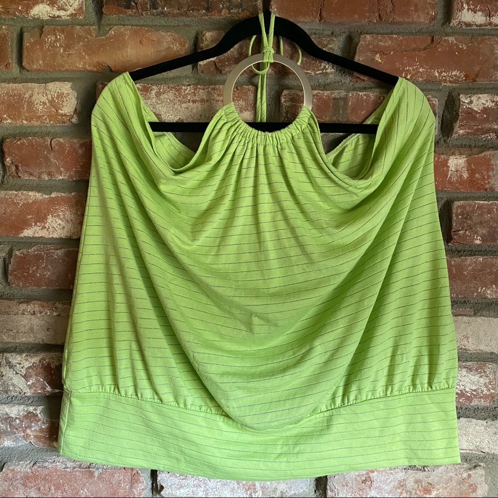 What’s Hot… Halter Top Light Green Y2K Vintage